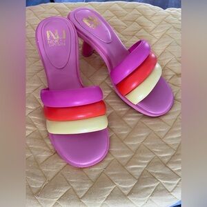 Ninety Union Women's Colorful Heeled Sandals Size 7